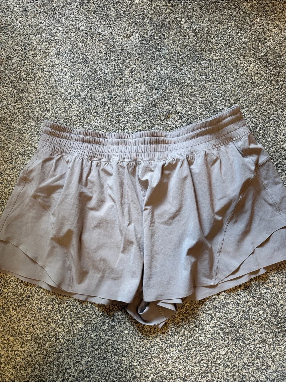 lululemon athletica Women’s Taupe Athletic Shorts